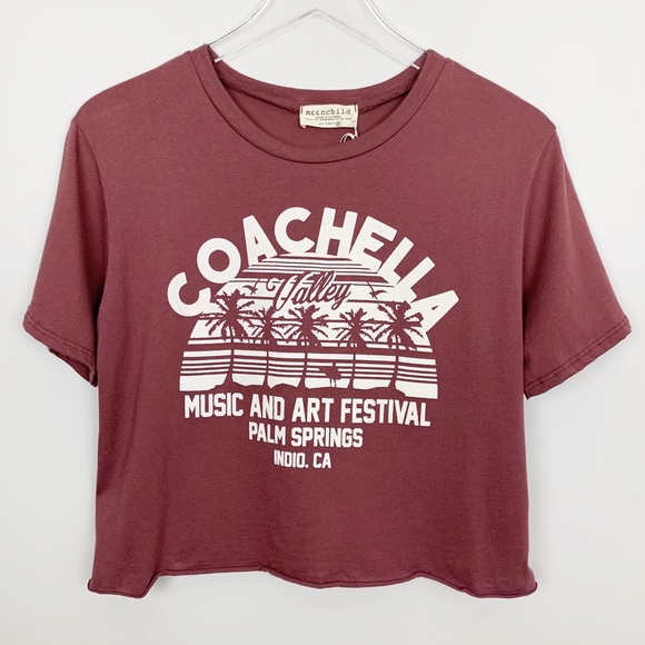 Tops Coachella Cropped Graphic Tee Poshmark